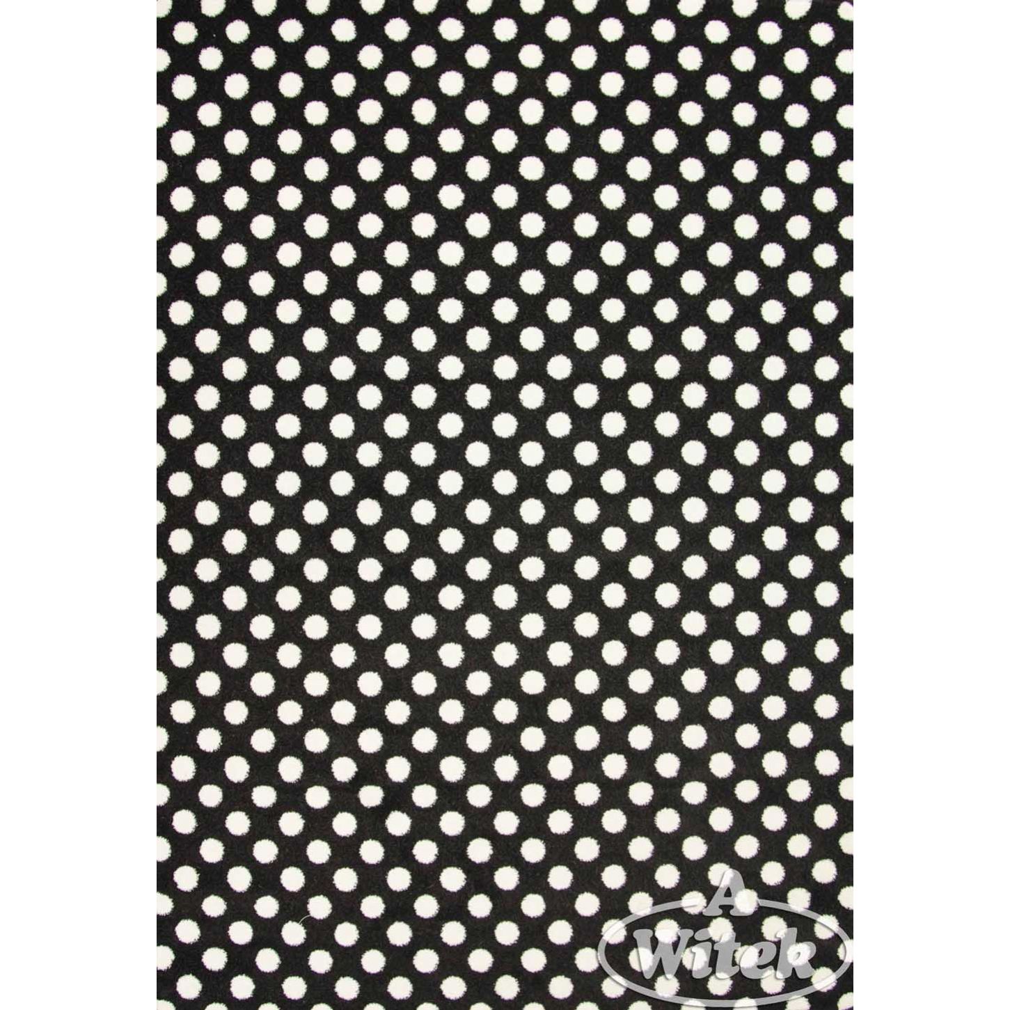 Detský koberec SKETCH bieločierny, 120x170 cm