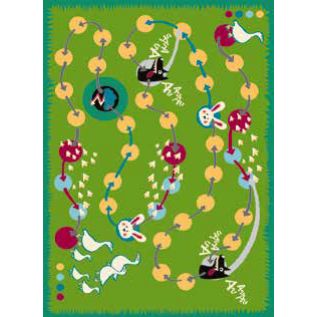 Detský koberec Agnella Funky Top MYK,zelený,133x180cm