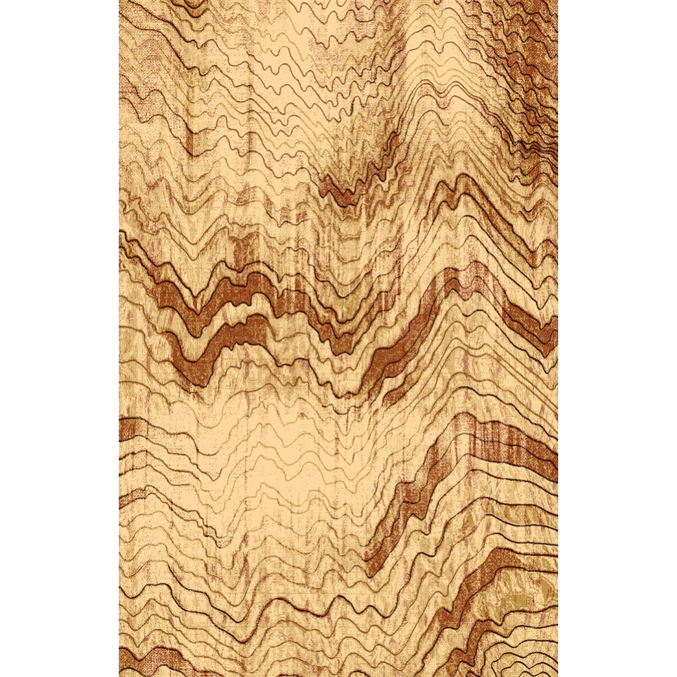 Kusový koberec Agnella Vintage Ernest jantárový,vlna, 200x300cm