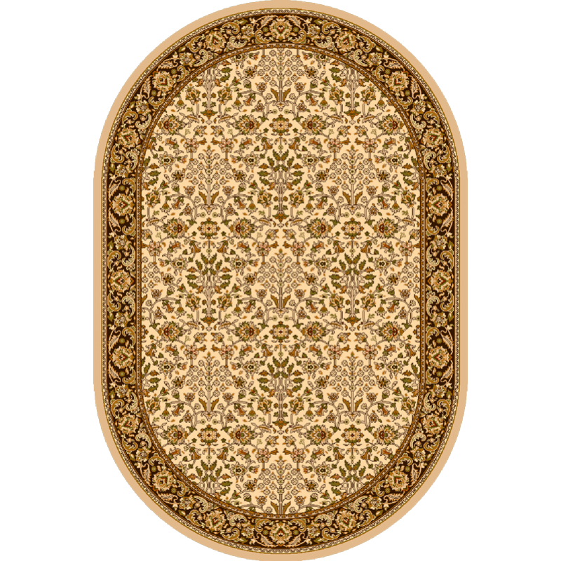 Kusový koberec Agnella Isfahan ITAMAR krémový,vlnený, 160x240cm
