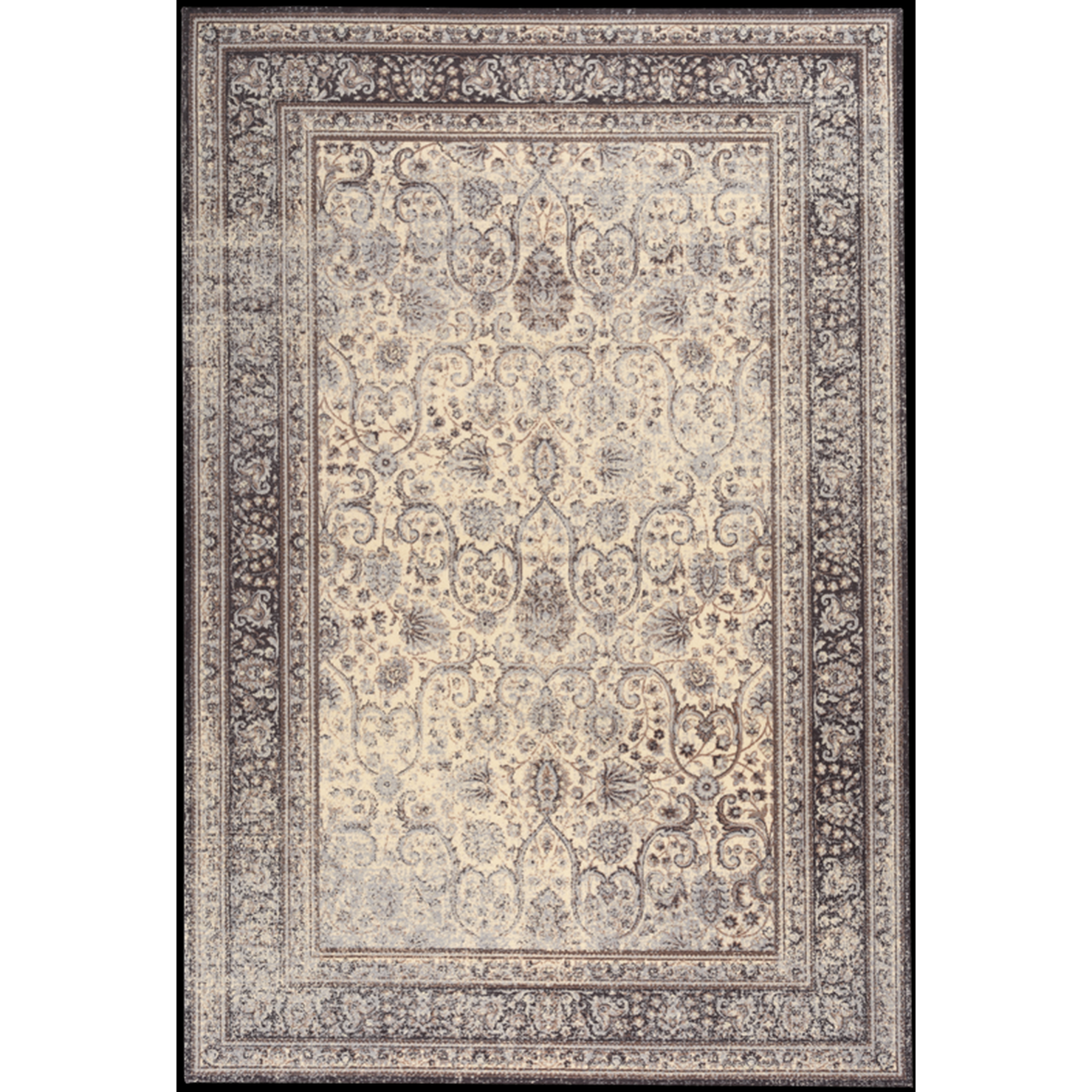 Kusový koberec Agnella Book of Design Isfahan JUNONA alabaster vlna, od 80x120cm