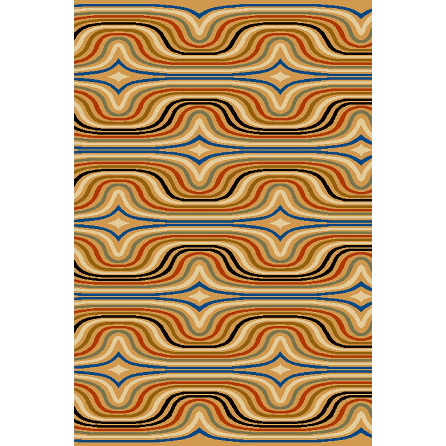 Kusový koberec Agnella Book of Design Special SEWILLAS zlatá vlna, od 80x150cm