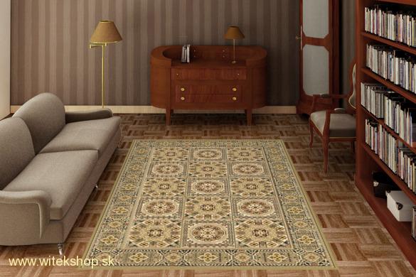 Kusový koberec Agnella Standard ALAN olivový 60x120cm