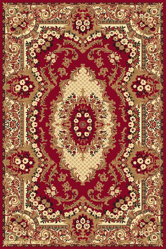 Kusový koberec Agnella Standard KRÁĽOVSKÝ S bordový 50x80cm