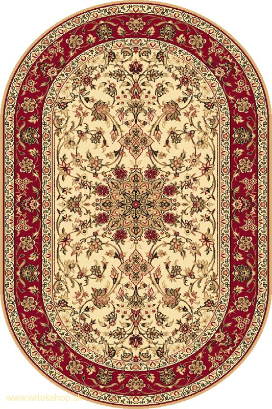 Kusový koberec Agnella Standard SAMIR krémový ovál 100x180cm  