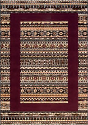 Osta carpets Koberec Zheva 65428 090 bordový 80x160cm