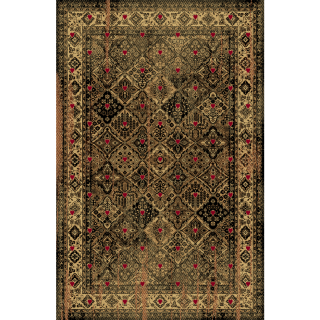 Kusový koberec Agnella Vintage Stuart čierny, 170x240cm