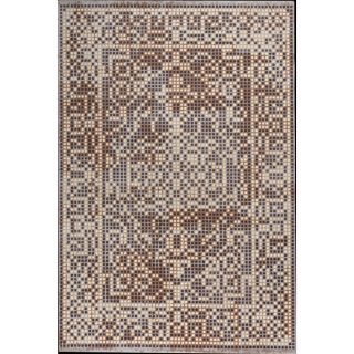 Kusový koberec Agnella Book of Design Isfahan BONTO marine vlna, 200x300 cm