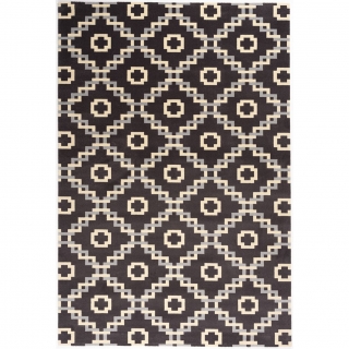 Kusový koberec Agnella Book of Design Isfahan CRISS antracitová vlna,od 80x150cm