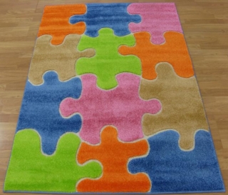 Detský koberec Sonic Puzzle 8C105a