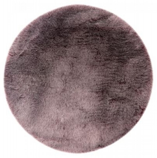Koberec Obsession SAMBA SAB495 kožušinový kruh, fialový