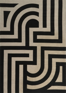Koberec Carpet Decor Art Deco TIFFANY, čierny