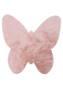 Detský koberec Obsession MY LUNA LUN855 motýlik, ružový 