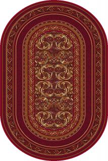 Kusový koberec Agnella ARALIA bordový ovál 150x250cm  