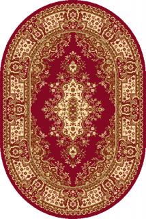 Kusový koberec Agnella FATIMA S ovál bordový 120x170cm 